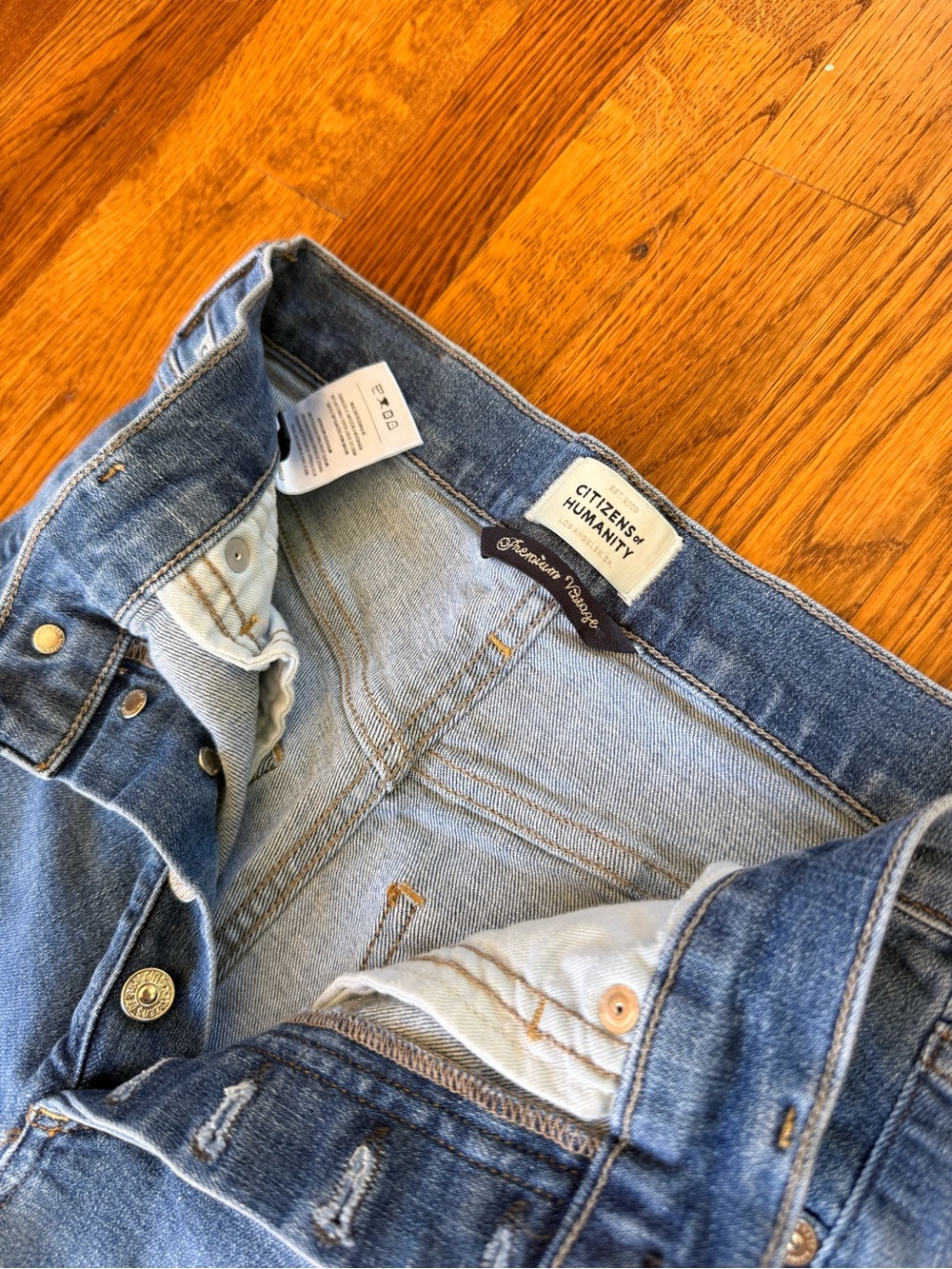 Citizens of Humanity Premium Vintage High Rise Crop Flare Jeans